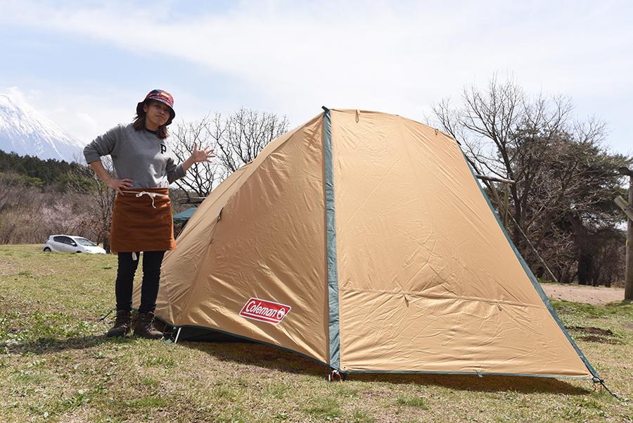 キャンプ初心者ママさんがひとりで設営できた！ フェスでも安心