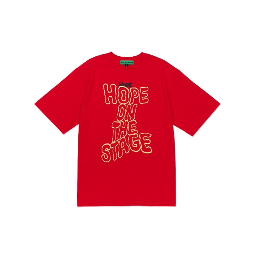 HOPE ON THE STAGE FINAL S/S T-Shirt (Red) - A-KPOP