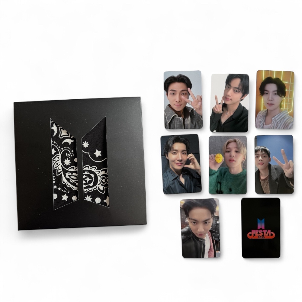 2025 BTS FESTA] ARMYZONE SET (Bandana + Photocard Set) - A-KPOP