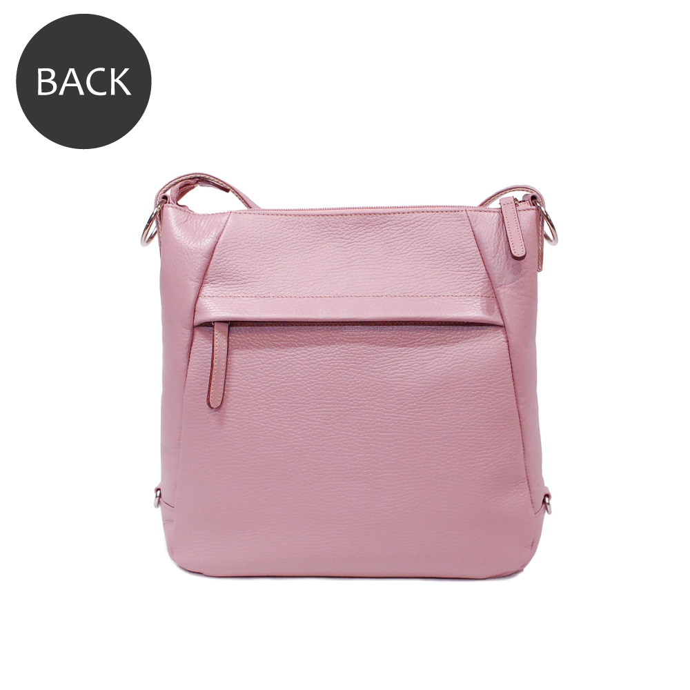 傷が目立たないエンボスシュリンクの ティアドロップ3wayリュック