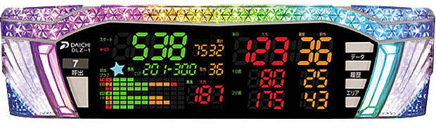 中古】【パチスロ用】デー太郎ランプゼータ【大型表示・LED照明・差