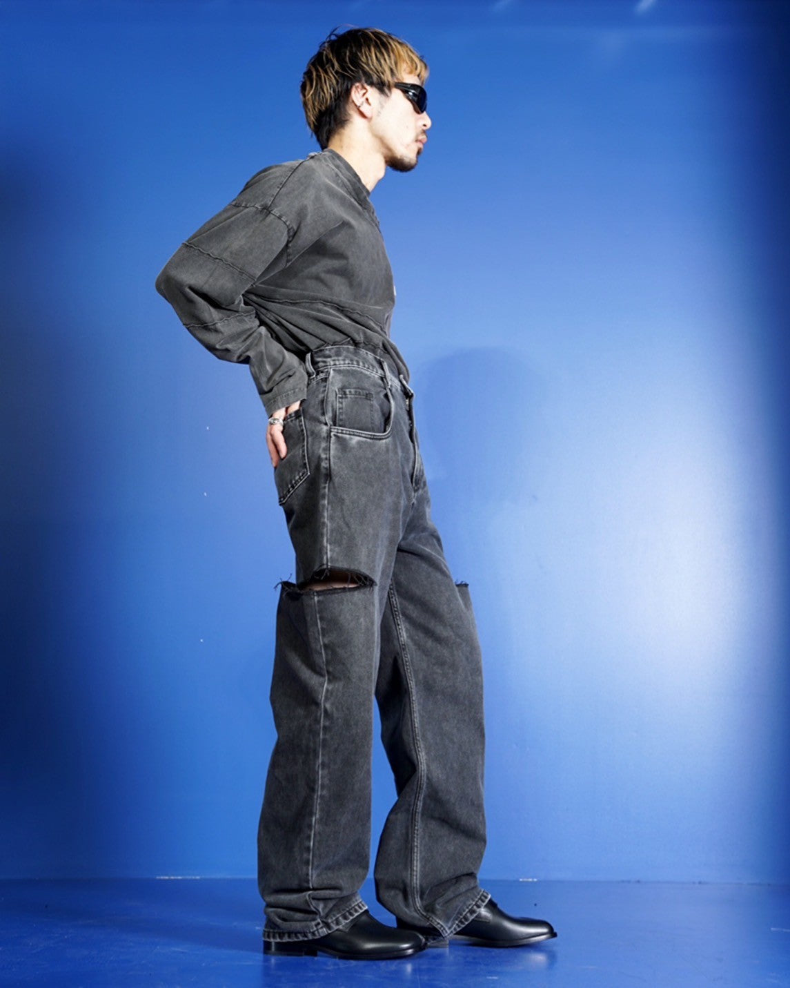 Maison Margiela(メゾンマルジェラ) -CUT OUT DENIM PANTS-Amanojak.