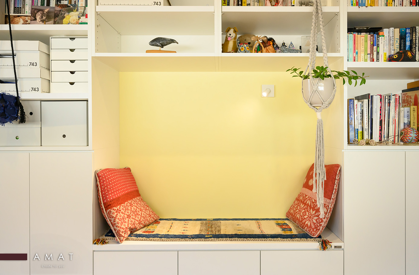 本棚｜事例No:C8237｜オーダー家具施工事例｜オーダーメイドオリジナル