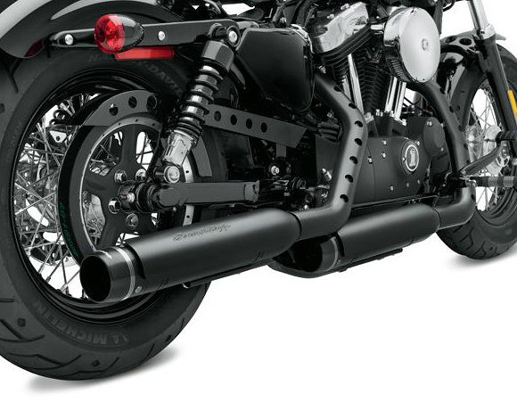 スクリーミンイーグル・ストリートキャノンマフラー・ブラック