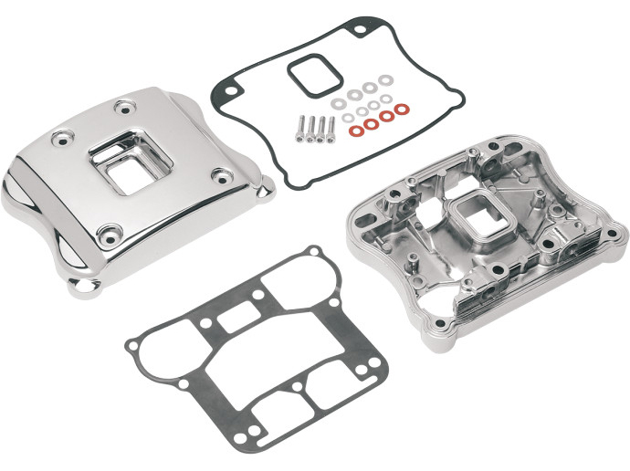 ハーレーツインカムロッカーカバーロアカバーセット クローム ハーレー