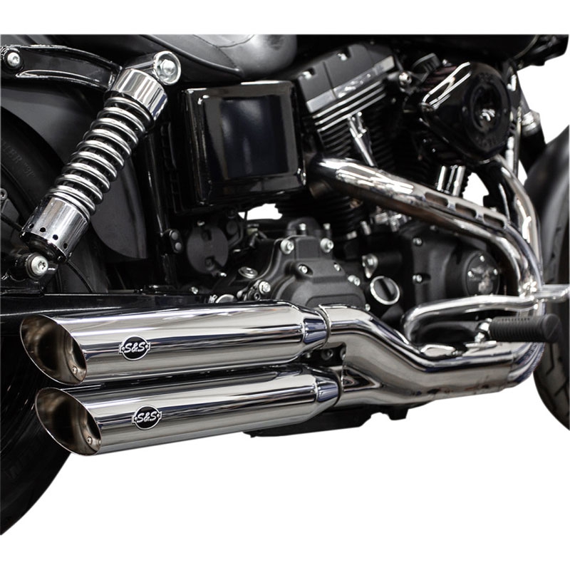 スラッシュカット スリップオンマフラー ダイナモデル用 - S＆S