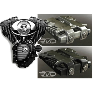 クローム・ロッカーボックスカバー - Harley Davidson | アンバーピース