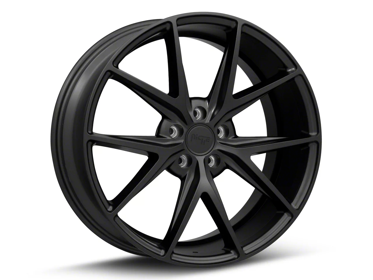 Niche Challenger Misano Matte Black Wheel; 20x9; 18mm Offset