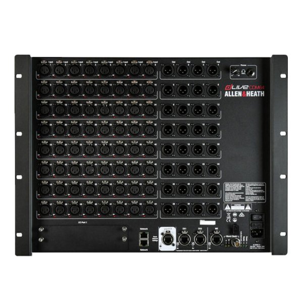 American Music & Sound - DLive CDM64 RUFX MixRack Stage Box