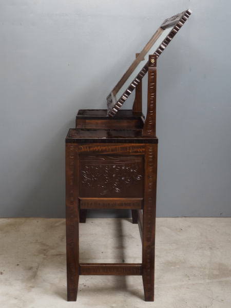 【元祖 軽井沢彫】軽井沢彫 鏡台　桜 さくら彫刻 大阪屋家具店　ドレッサー 元祖 軽井沢彫】軽井沢彫 鏡台 桜 さくら彫刻 大阪屋家具店 ドレッサー