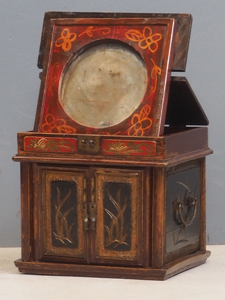 卓上鏡台　アンティーク　中国 開運 中国家具 アンティーク 鏡台 ドレッサー 鏡台 おしゃれ 風水