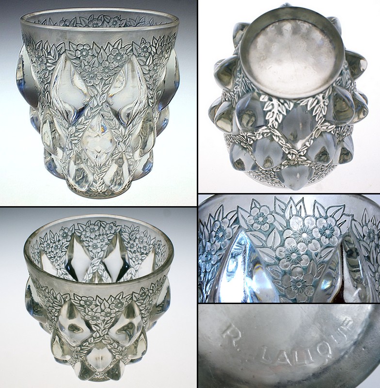 LALIQUE】ルネ・ラリック RAMPILLON 花瓶 - アンティック 姉妹社