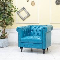 ミッドセンチュリーにもマッチするポップなソファ アンティーク