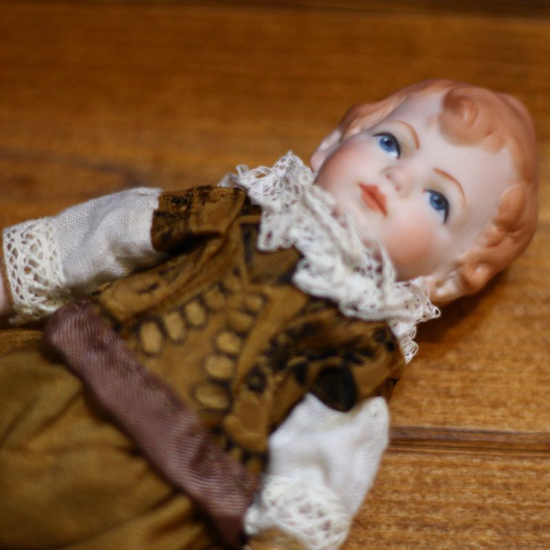 Hertwig ビスクドール/レプリカ/Antique Doll/お人形-ミニョネット