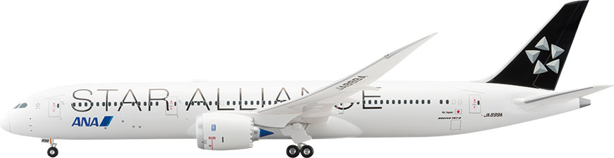 NH20149 1:200 BOEING 787-9 JA899A STAR ALLIANCE 完成品（WiFi