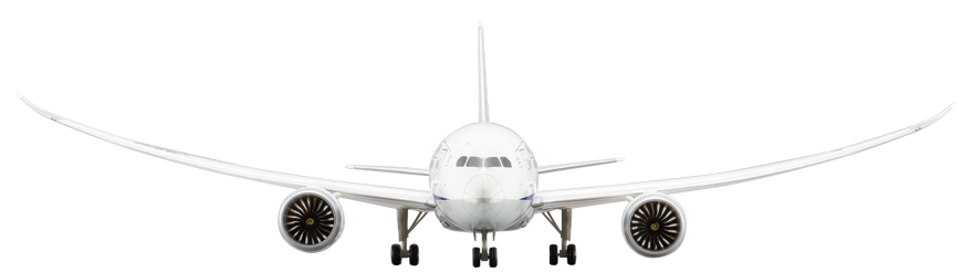 NH20168 1：200 BOEING 787-9 JA921A 完成品(WiFiレドーム・ギアつき