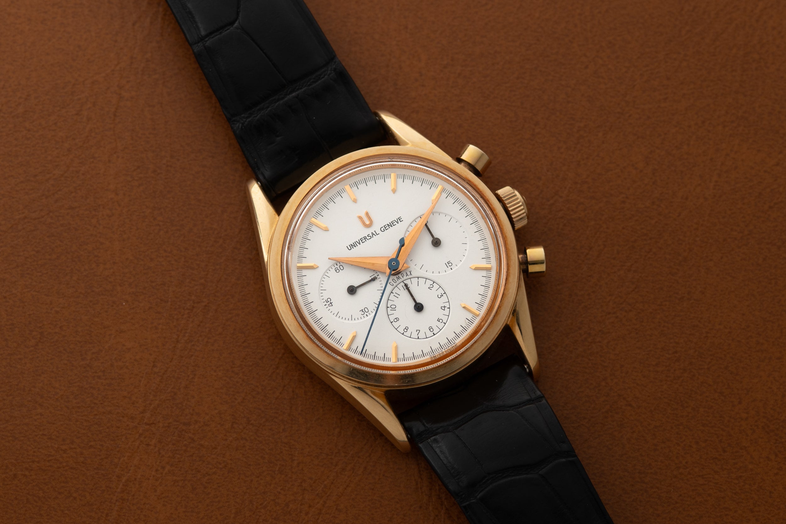 Universal Genève Compax 1950 18K – Analog:Shift