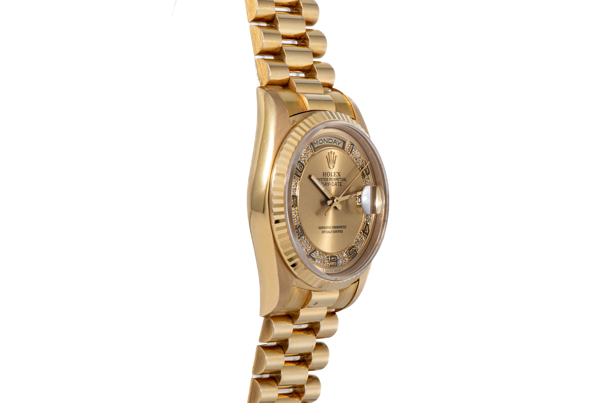 Rolex Day-Date 'Myriad' Diamond Dial – Analog:Shift