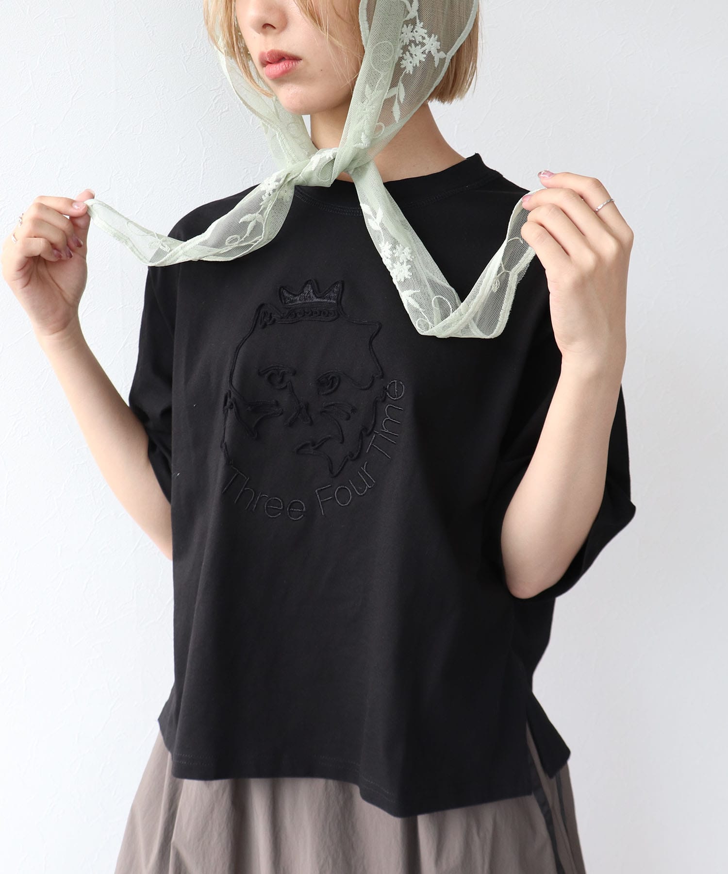 Three Four TimeネコTシャツ | AND ON JIONE STORE（アンドオン