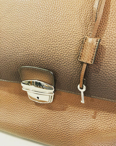 ORCIANI （オルチアーニ） LEATHER BRIEFCASE/レザーブリーフケース