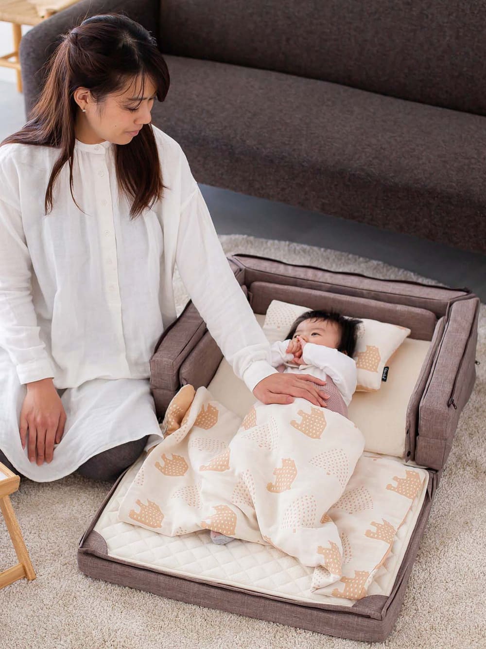 farska（ファルスカ）コンパクトベッドFree | ベビーベッド・布団(品番