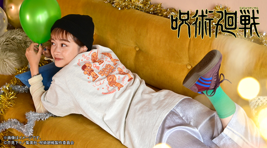 呪術廻戦｜クルーネックTシャツ（虎杖・伏黒・釘崎・七海・五条）