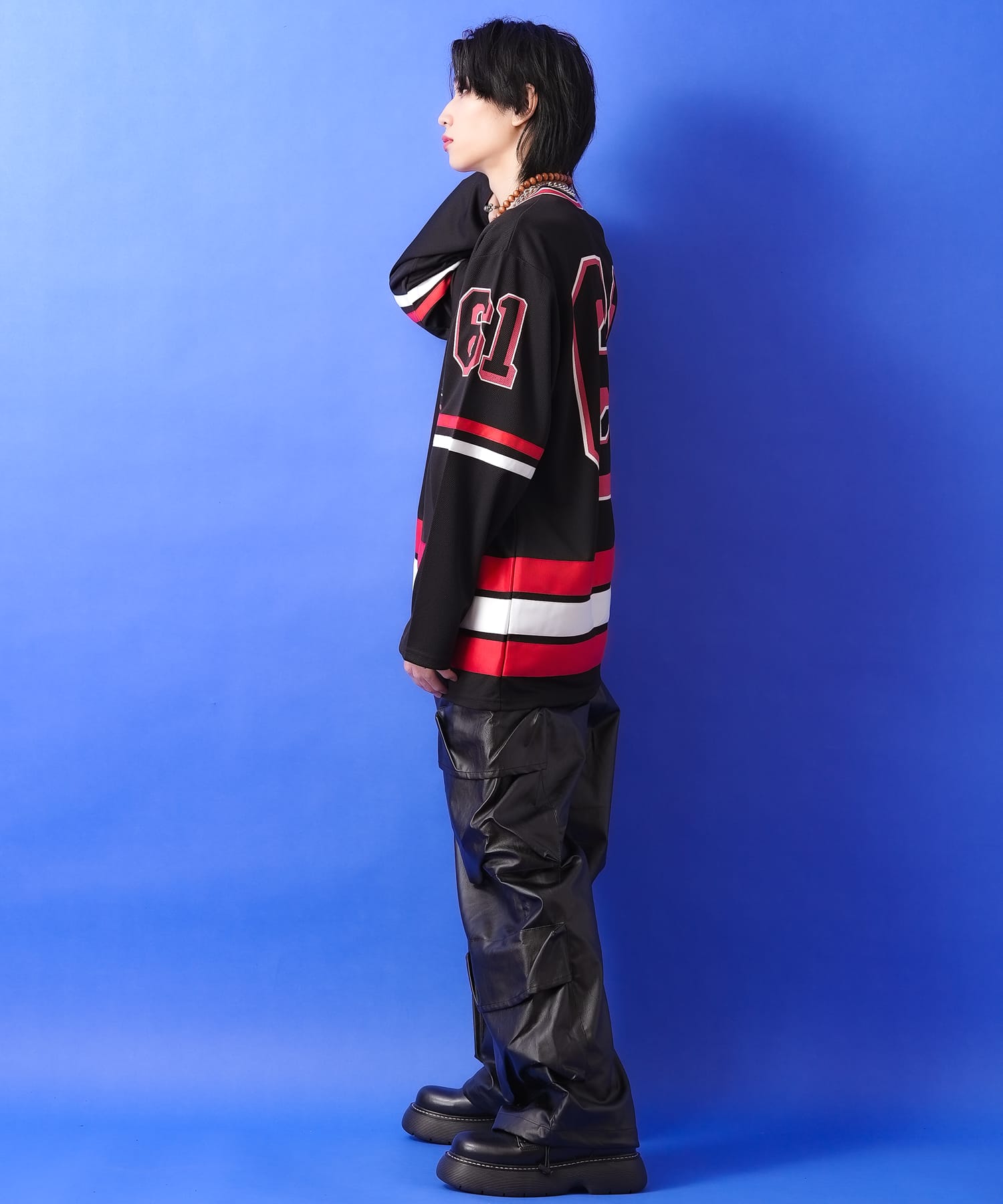 ナンバリングホッケージャージ / ゲームシャツ 長袖 メンズ レディース