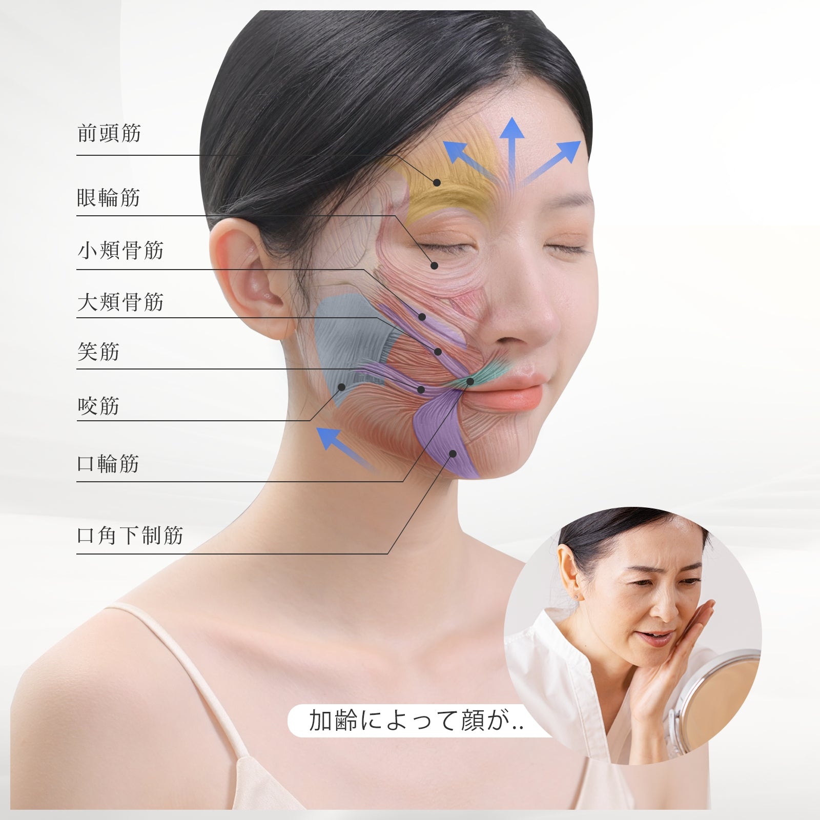 ANLAN 温冷リフトかっさ 45℃温感マッサージ EMS 1台7役 光エステ 業界