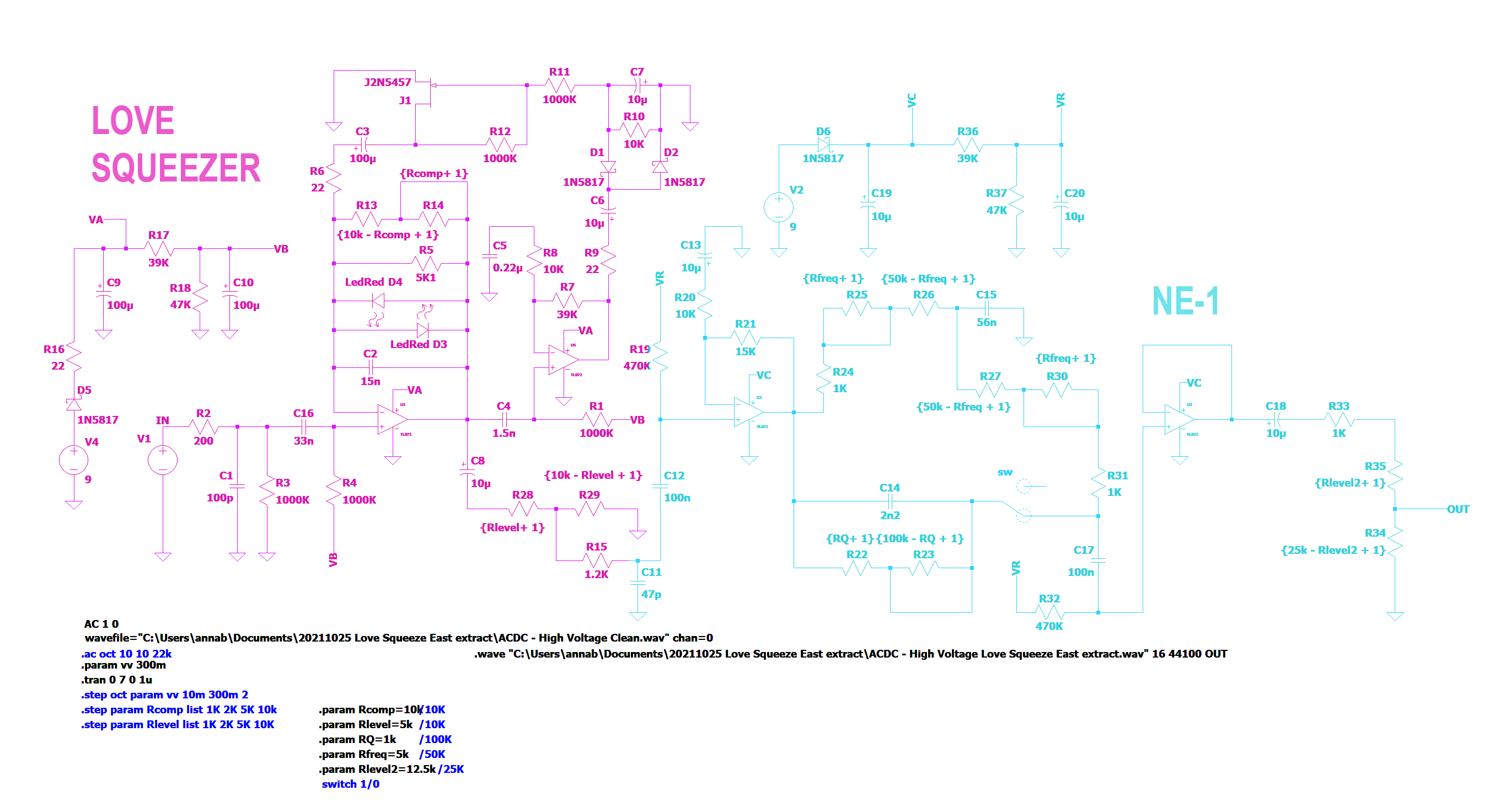 Rothwell Love Squeeze/NE-1 simulation - Annabelle's Workshop