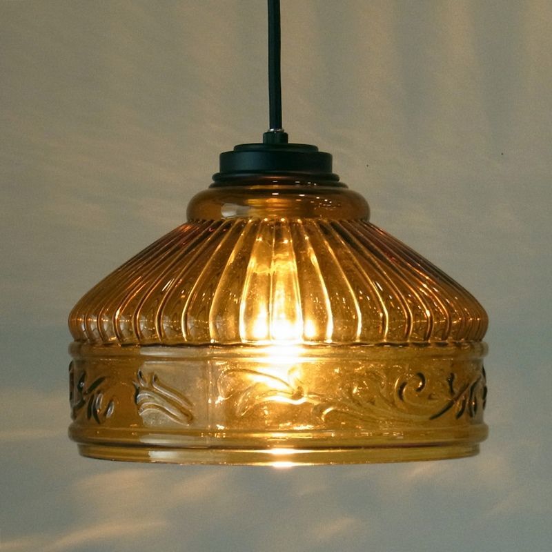 レトロペンダントライト1002 アンバー アトリエ Ansan