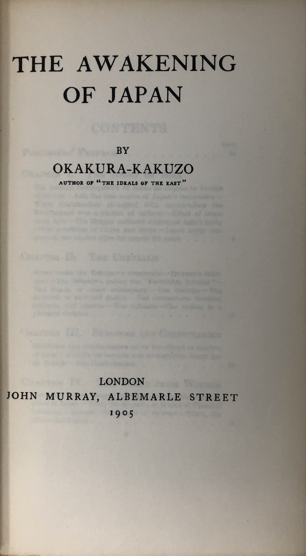 日本の目覚め』 - 青羽古書店 AOBANE Antiquarian Bookshop - 洋書