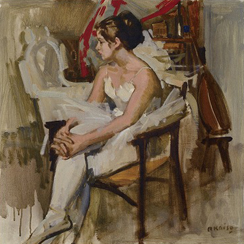 小磯良平「バレリーナ」の買取・査定は美術のプロにお任せ下さい