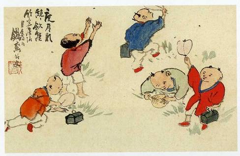 富岡鉄斎「螢狩図」の買取・査定は美術のプロにお任せ下さい。 | 絵画