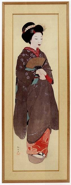 梶原緋佐子「舞妓」の買取・査定は美術のプロにお任せ下さい。 | 絵画