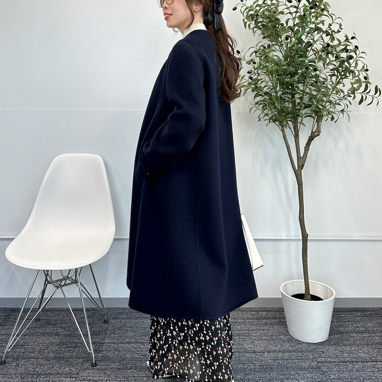 特価】【WEB限定商品】カシミヤ混リバーコート【AOKI公式通販】