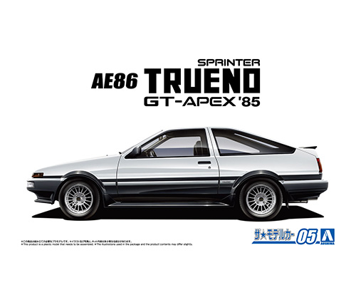 1/24 トヨタ AE86 スプリンタートレノGT-APEX '85｜株式会社 青島文化