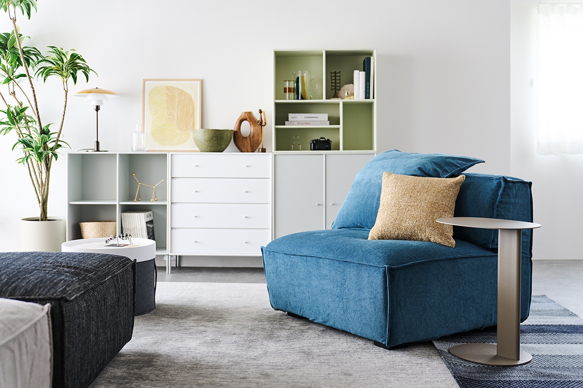 ふんわりもっちり、包み込まれるような座り心地のソファ「MITON