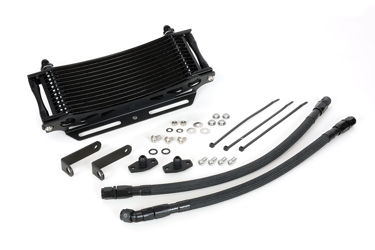 オイルクーラーキット ラウンド #6 9-10R ブラック仕様 | ACTIVE