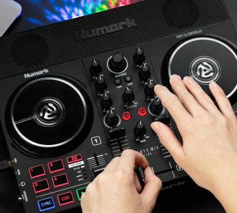 Numark Party Mix Live DJ Controller with Built In Light Show and