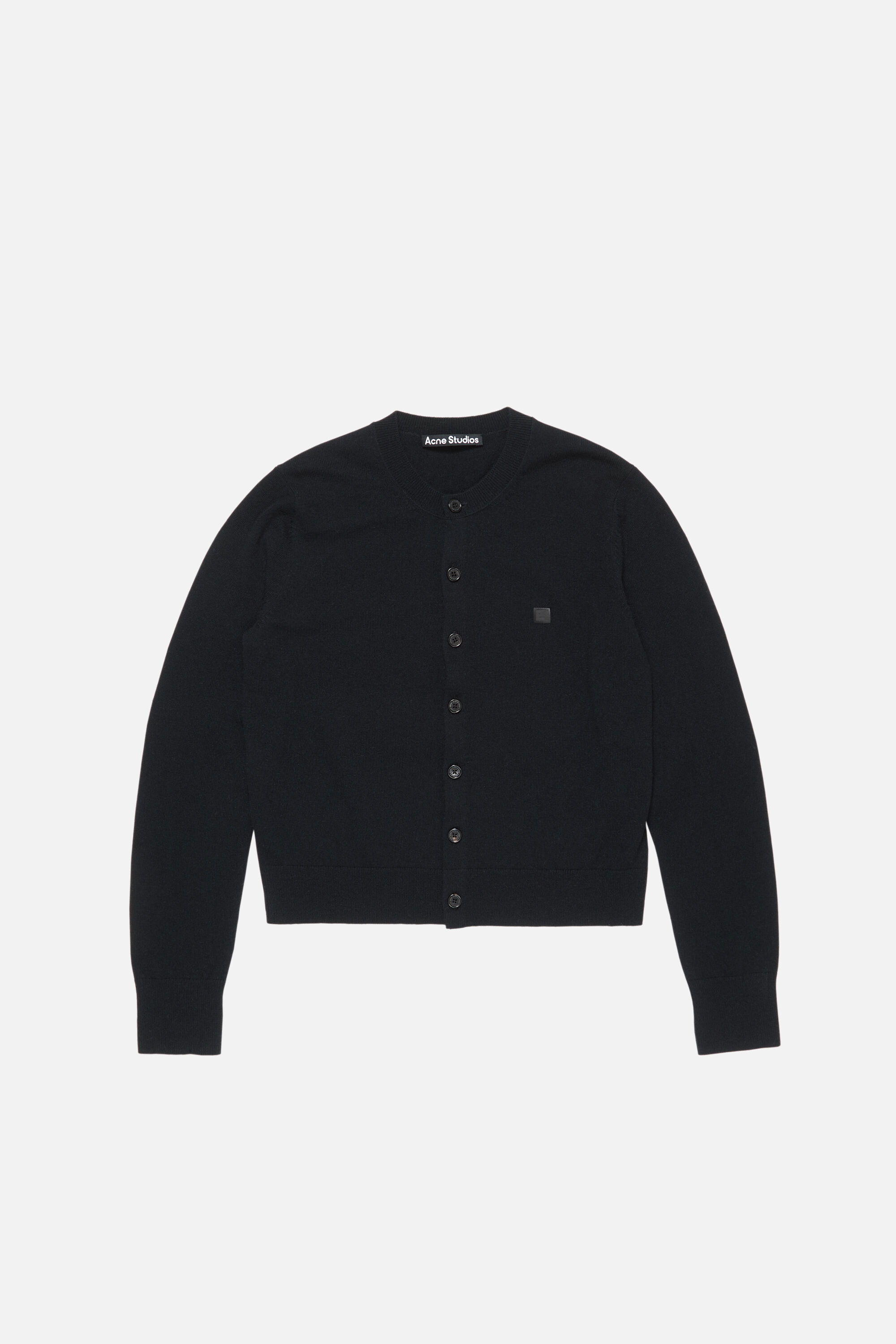 Acne Studios - Fitted cardigan - yak wool - Black