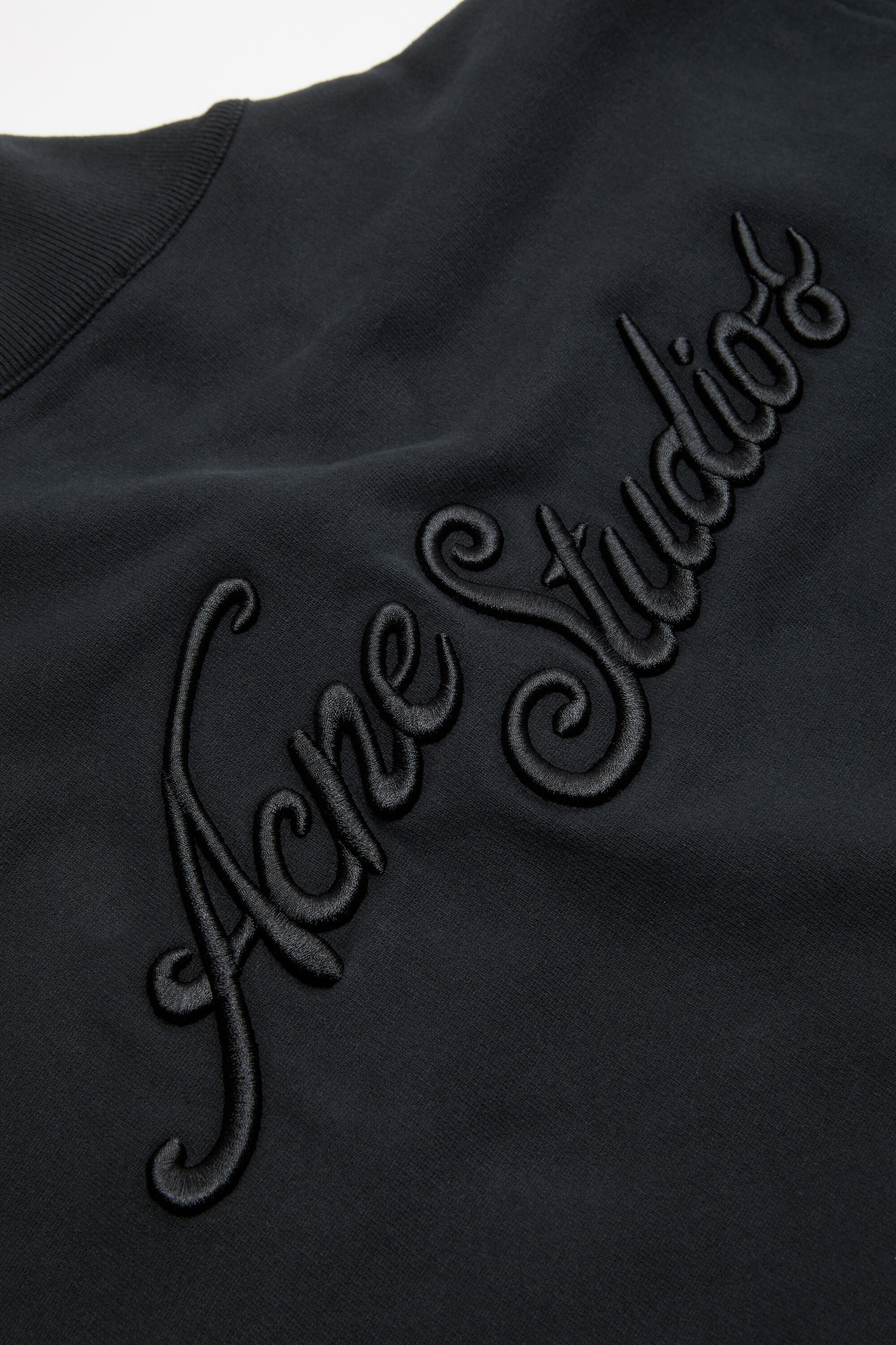 Acne Studios - ジップアップスウェットシャツ - フェイデッドブラック