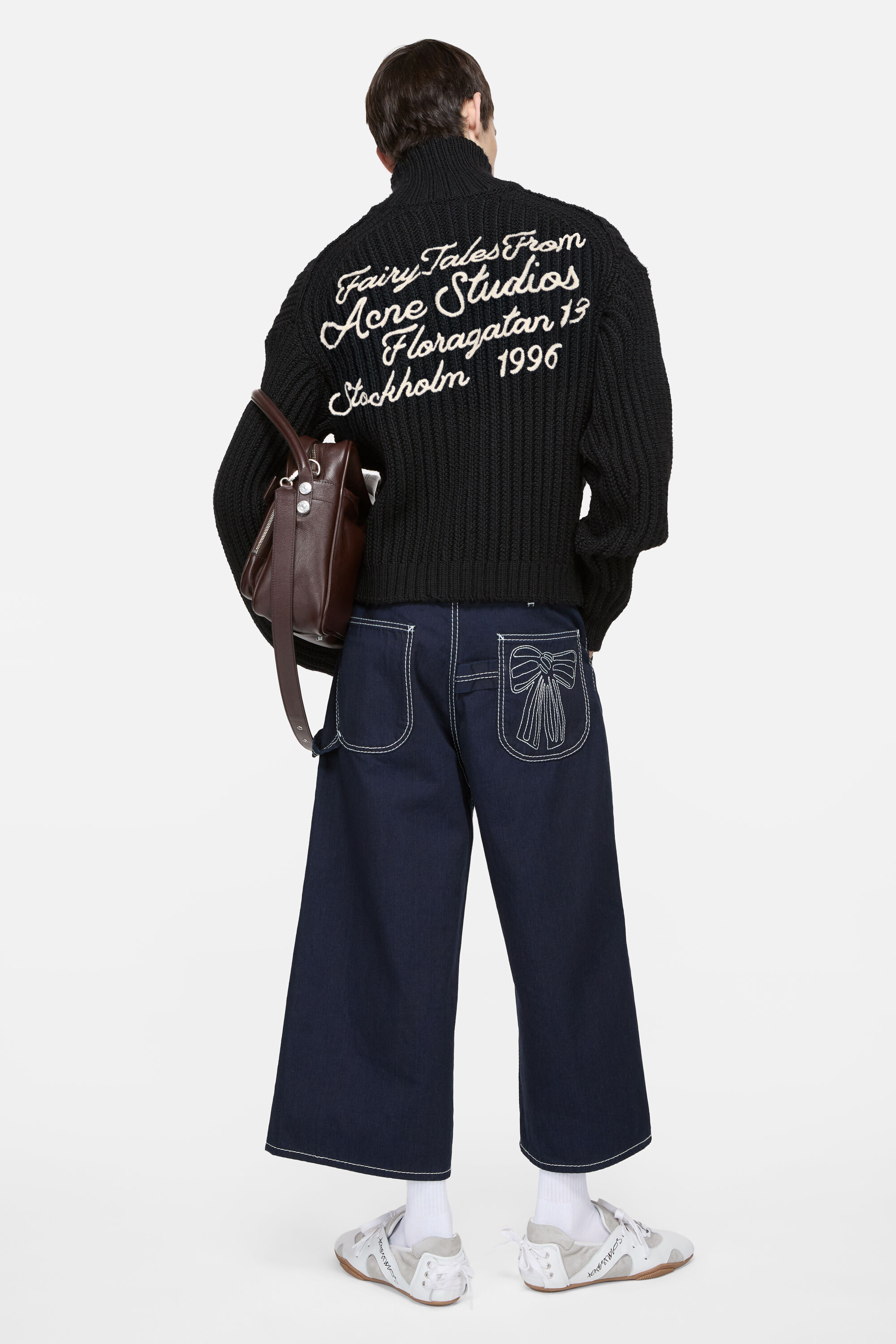 Acne Studios - Wool zip cardigan - Black