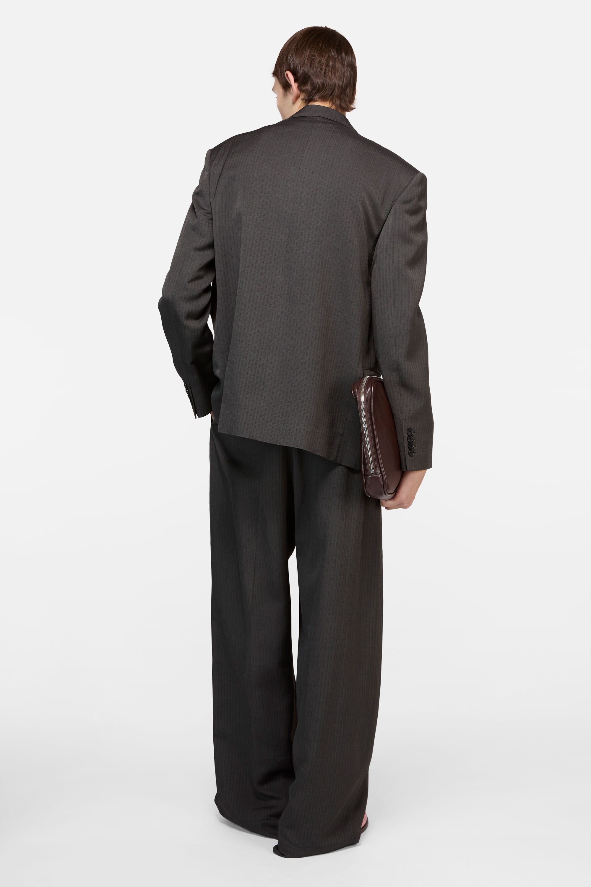 Acne Studios - ダブルブレストスーツジャケット - グレー