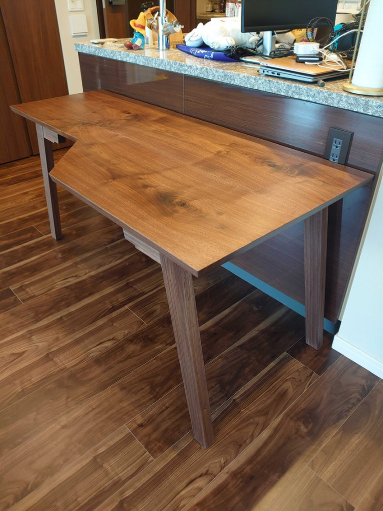 オーダーメイド家具 カウンターテーブル【ブラックウォールナット