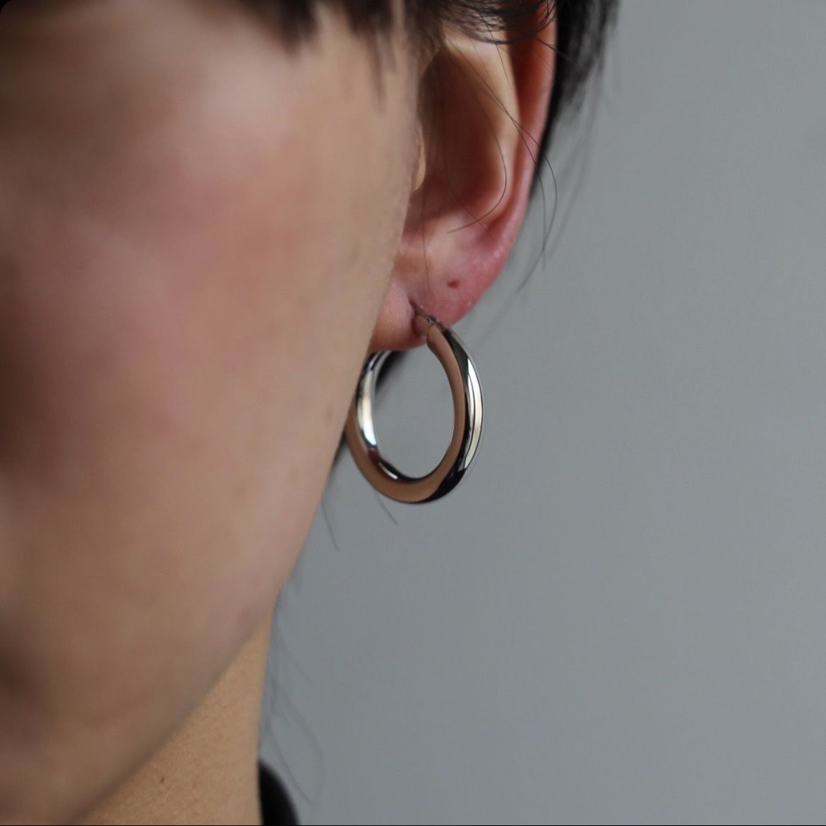 TOMWOOD - 【残り一点】Classic Hoops Thick Medium(SILVER) | ACRMTSM