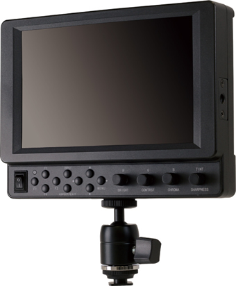 3G-SDI端子搭載！超高画質IPSパネル採用！7型マルチ入出力端子搭載