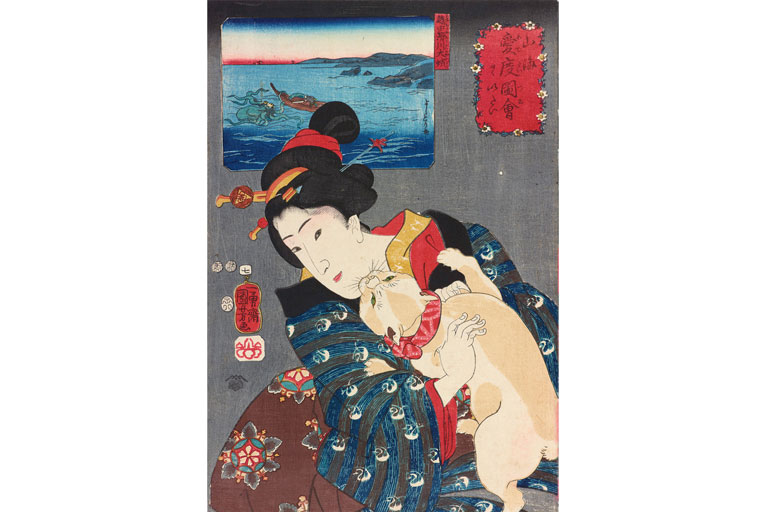 国芳の猫愛を深く堪能する、太田記念美術館 「江戸にゃんこ」展