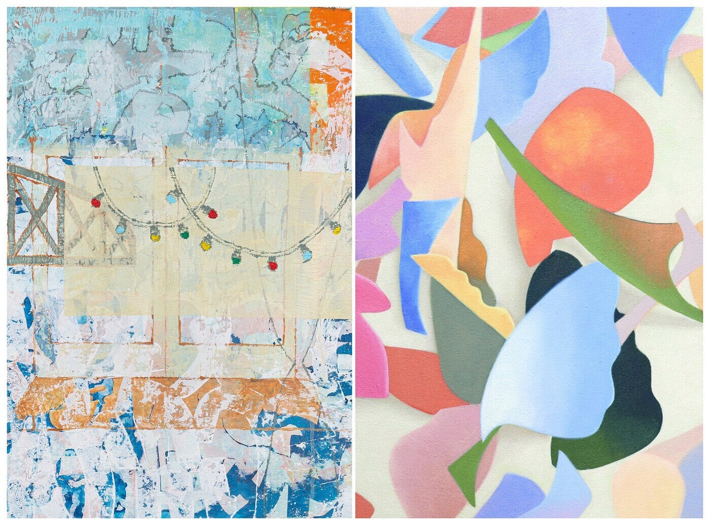 GALLERY ROOM・Aで川村摩那と木津本麗による二人展「波とFrame」が開催