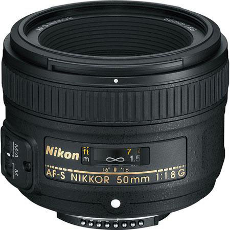 Nikon 50mm f/1.8G AF-S NIKKOR Lens with ProOptic 58mm Filter Kit
