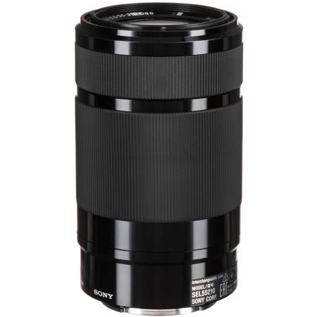 Sony E 55-210mm f/4.5-6.3 OSS Lens for Sony E, Black SEL55210/B